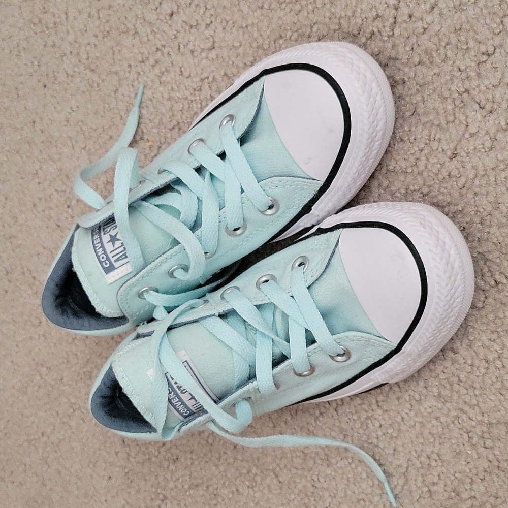 Mint Green Converse All Star Shoes